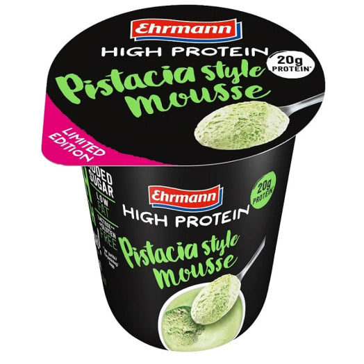 EHRMANN HIGH PROTEIN Mousse proteinowy pistacjowy