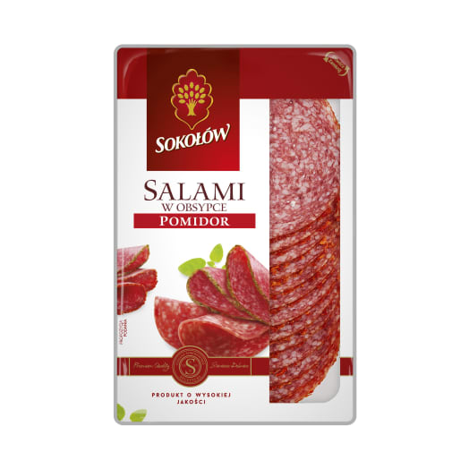 SOKOŁÓW Salami w obsypce pomidorowej