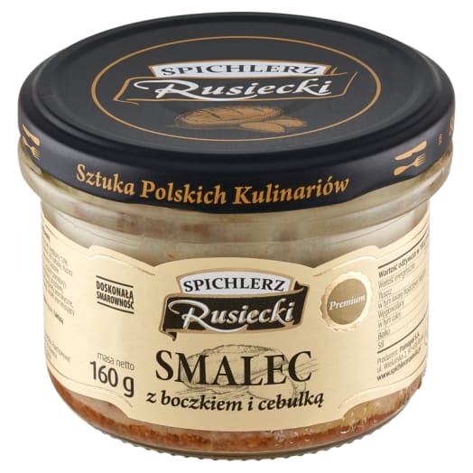SPICHLERZ RUSIECKI Smalec z boczkiem i cebulką