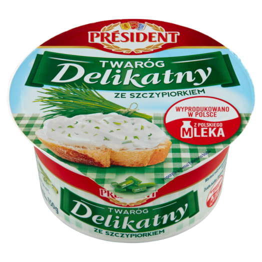 PRESIDENT Twaróg delikatny ze szczypiorkiem