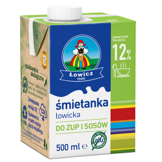 OSM ŁOWICZ Śmietanka Łowicka UHT 12%