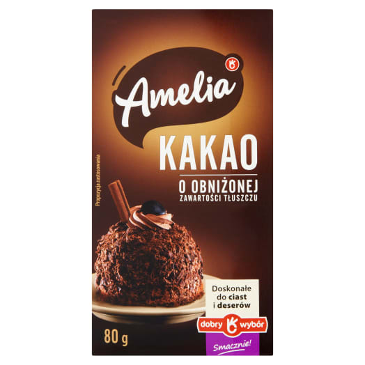 AMELIA Kakao naturalne (o obniżonej zawartości tłuszczu)
