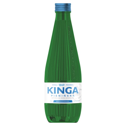 KINGA PIENIŃSKA Naturalna woda mineralna niegazowana (szkło)