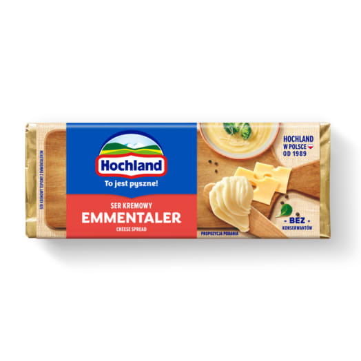 HOCHLAND Ser kremowy Emmentaler (topiony)
