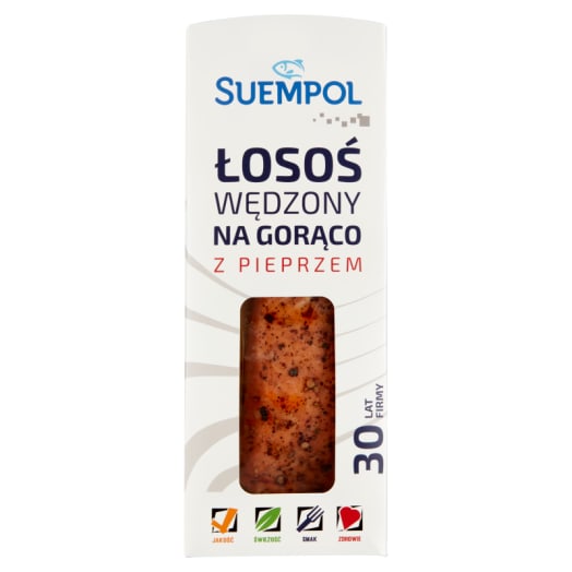 SUEMPOL Łosoś wędzony na gorąco z pieprzem