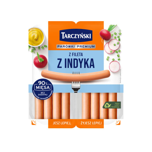TARCZYŃSKI Parówki z fileta z indyka bezglutenowe