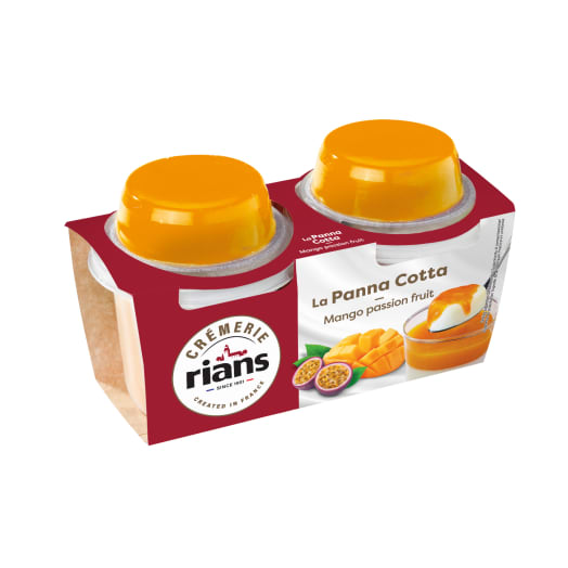 RIANS Panna Cotta z mango i marakują 2x120g