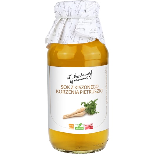 Z BABCINEJ SPIŻARNI Sok z kiszonego korzenia pietruszki