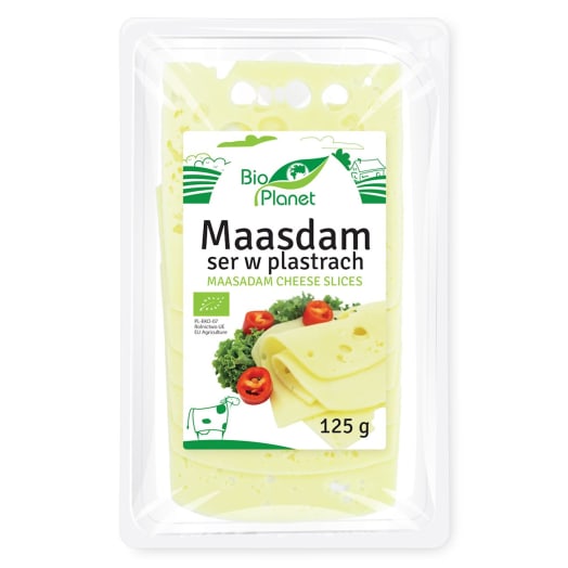 BIO PLANET Maasdam - ser w plastrach BIO