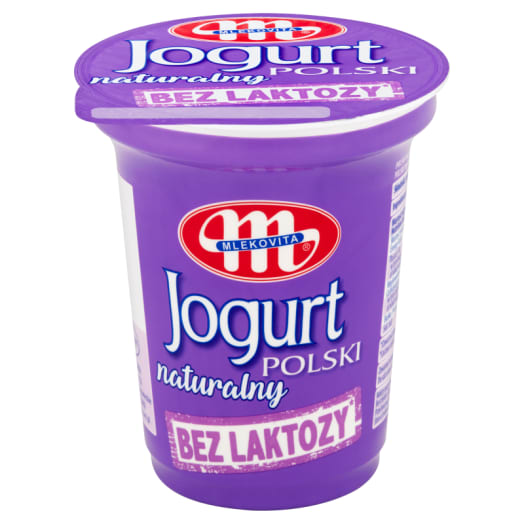 MLEKOVITA Bez laktozy Jogurt Polski naturalny