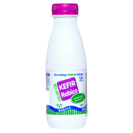ROBICO Kefir bez laktozy (1,5% tł.) z probiotykiem