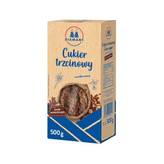 DIAMANT Dark Muscovado Cukier trzcinowy Dark Muscovado nierafinowany