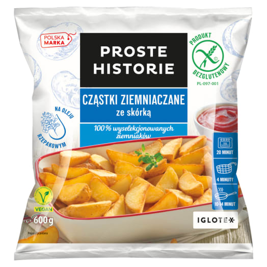 PROSTE HISTORIE Cząstki ziemniaczane ze skórką