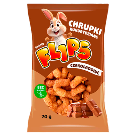 FLIPS Chrupki kukurydziane o smaku czekoladowym