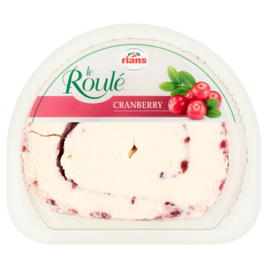 RIANS Le Roulé Francuski ser śmietankowy z żurawiną