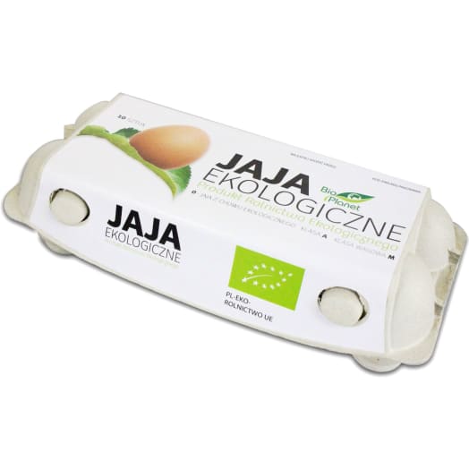 BIO PLANET Jaja kurze z chowu ekologicznego (rozmiar M) - 10 szt. BIO