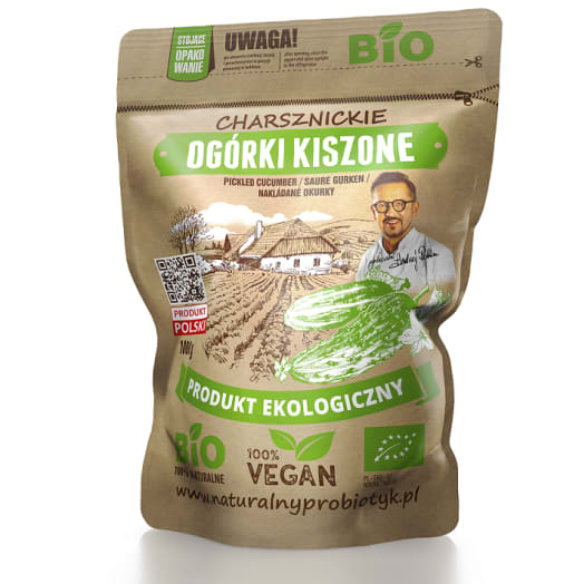 CHARSZNICKIE Ogórki kiszone BIO