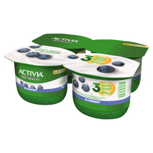 ACTIVIA Jogurt jagodowy 4x120g
