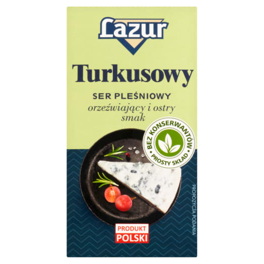 LAZUR Ser pleśniowy, turkusowy