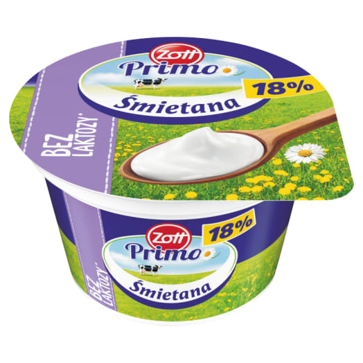 ZOTT Primo Śmietana 18% bez laktozy