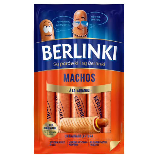 MORLINY Parówki berlinka a'la kabanos
