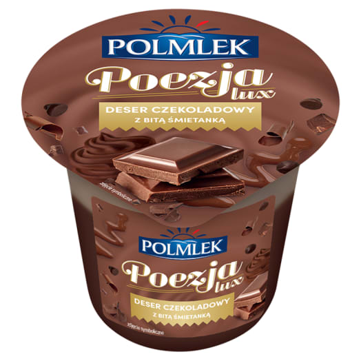 POLMLEK Poezja Lux Deser czekoladowy z bitą śmietanką