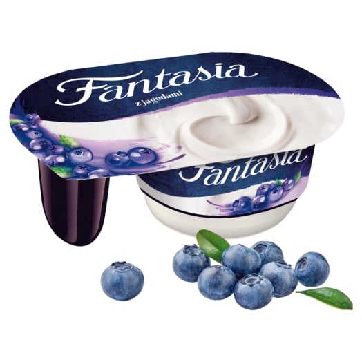 FANTASIA Jogurt kremowy z jagodami