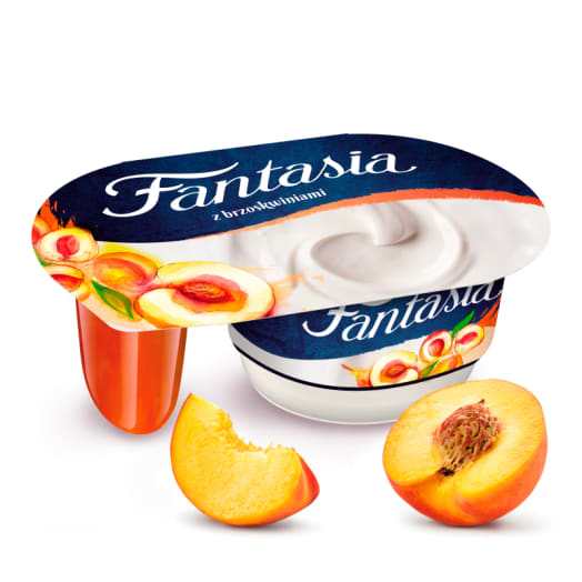 FANTASIA Jogurt kremowy z brzoskwiniami