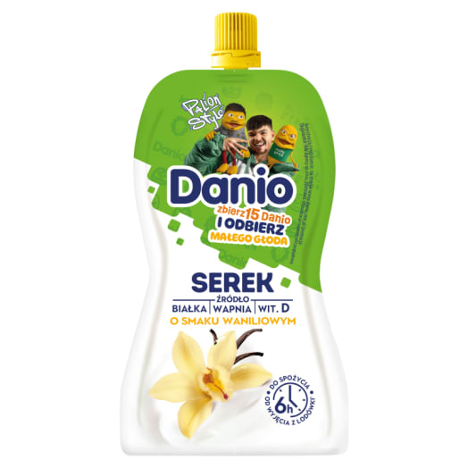 DANIO Serek Homogenizowany Waniliowy w saszetce