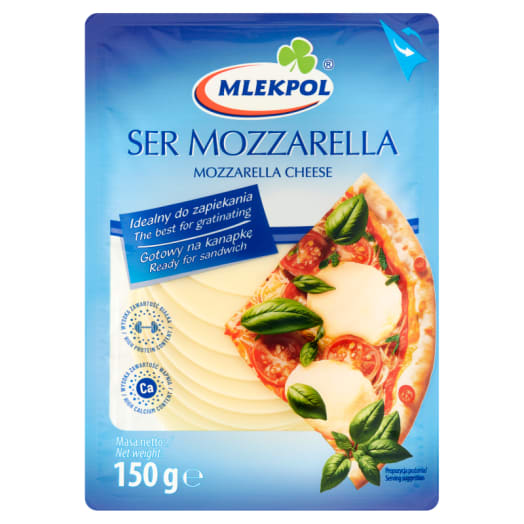 MLEKPOL Ser Mozzarella (plastry)
