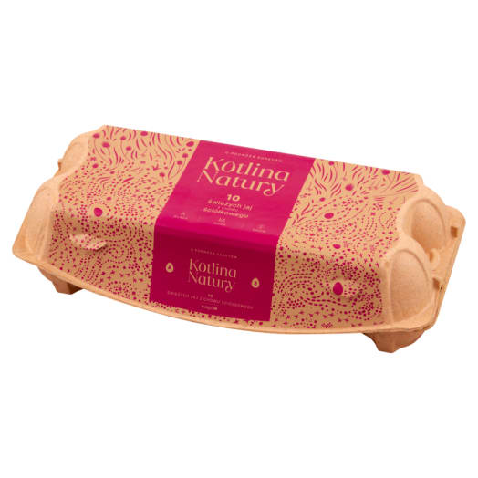 KOTLINA NATURY Jaja kurze z chowu ściółkowego (rozmiar M) - 10 szt.