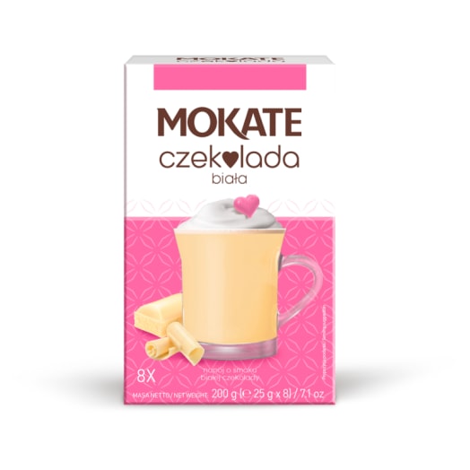 MOKATE Czekolada do picia biała (8 saszetek)
