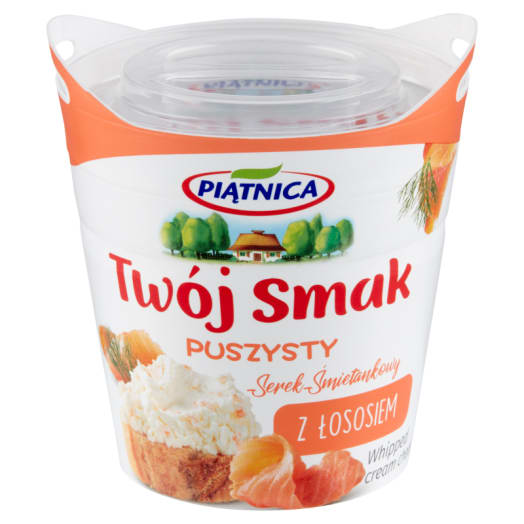 PIĄTNICA Twój Smak Puszysty Serek z łososiem