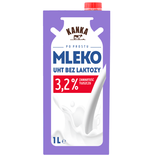 KANKA Mleko UHT bez laktozy (3,2% tł.)