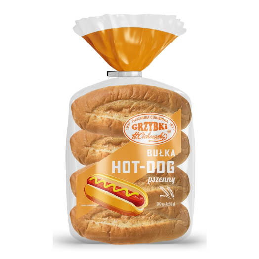 GRZYBKI Bułka hot-dog pszenny
