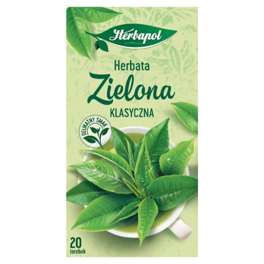 HERBAPOL Herbata zielona 20 torebek ex.