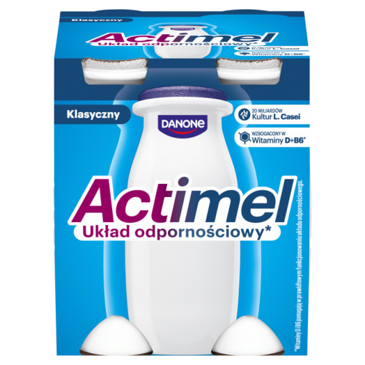 ACTIMEL Napój mleczny naturalny (4 szt.)