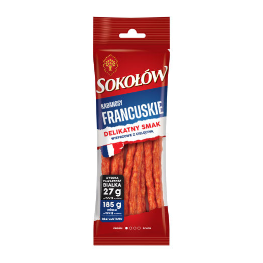 SOKOŁÓW Gold Kabanosy francuskie