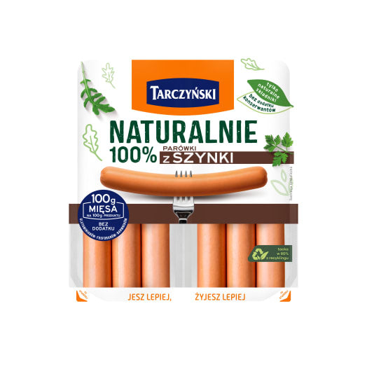 TARCZYŃSKI Naturalnie Parówki 100% z szynki bezglutenowe