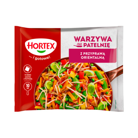 HORTEX Warzywa na patelnię z przyprawą orientalną mrożone