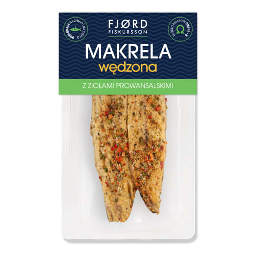 FJORD FISKURSSON Makrela wędzona filety z ziołami prowansalskimi (120g-180g)