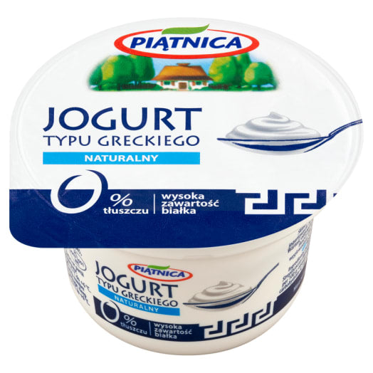 PIĄTNICA Jogurt typu greckiego 0% naturalny