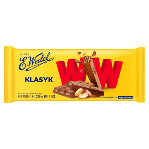 WEDEL WW Czekolada mleczna z wafelkami orzechowymi
