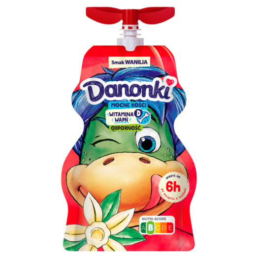 DANONKI Jogurt o smaku waniliowym - saszetka