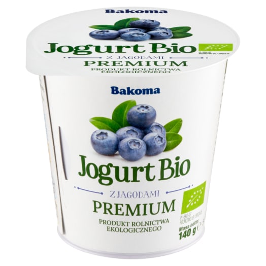 BAKOMA Jogurt z jagodami BIO