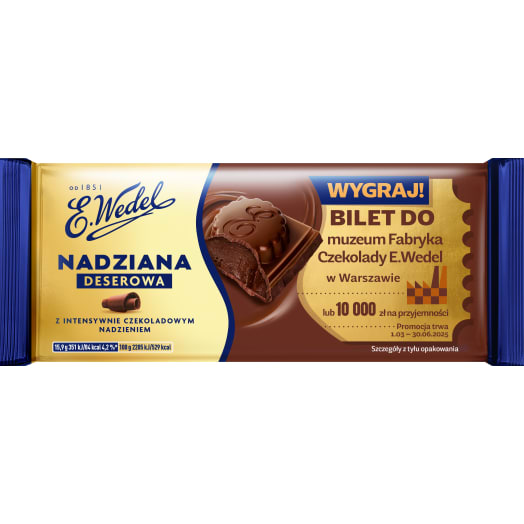 WEDEL Czekolada deserowa z czekoladowym nadzieniem
