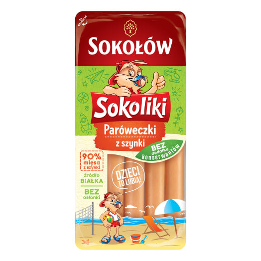 SOKOLIKI Paróweczki z szynki