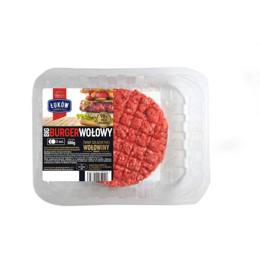 ŁUKÓW Big Burger wołowy 2 szt.