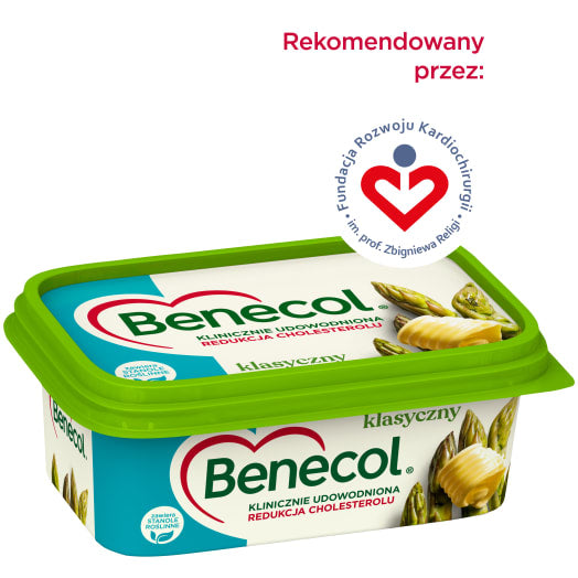 BENECOL Margaryna klasyczna z dodatkiem stanoli roślinnych