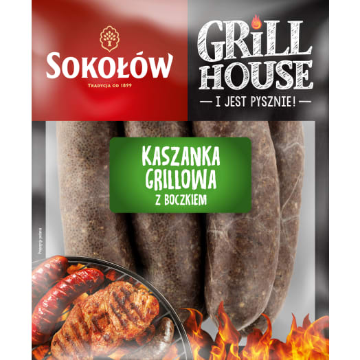 SOKOŁÓW GRILL HOUSE Kaszanka grillowa z boczkiem